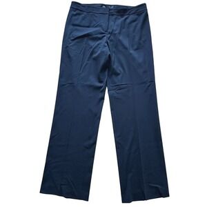 Lafayette 148  wool  spandex Navy wide Straight leg pants Women size 8